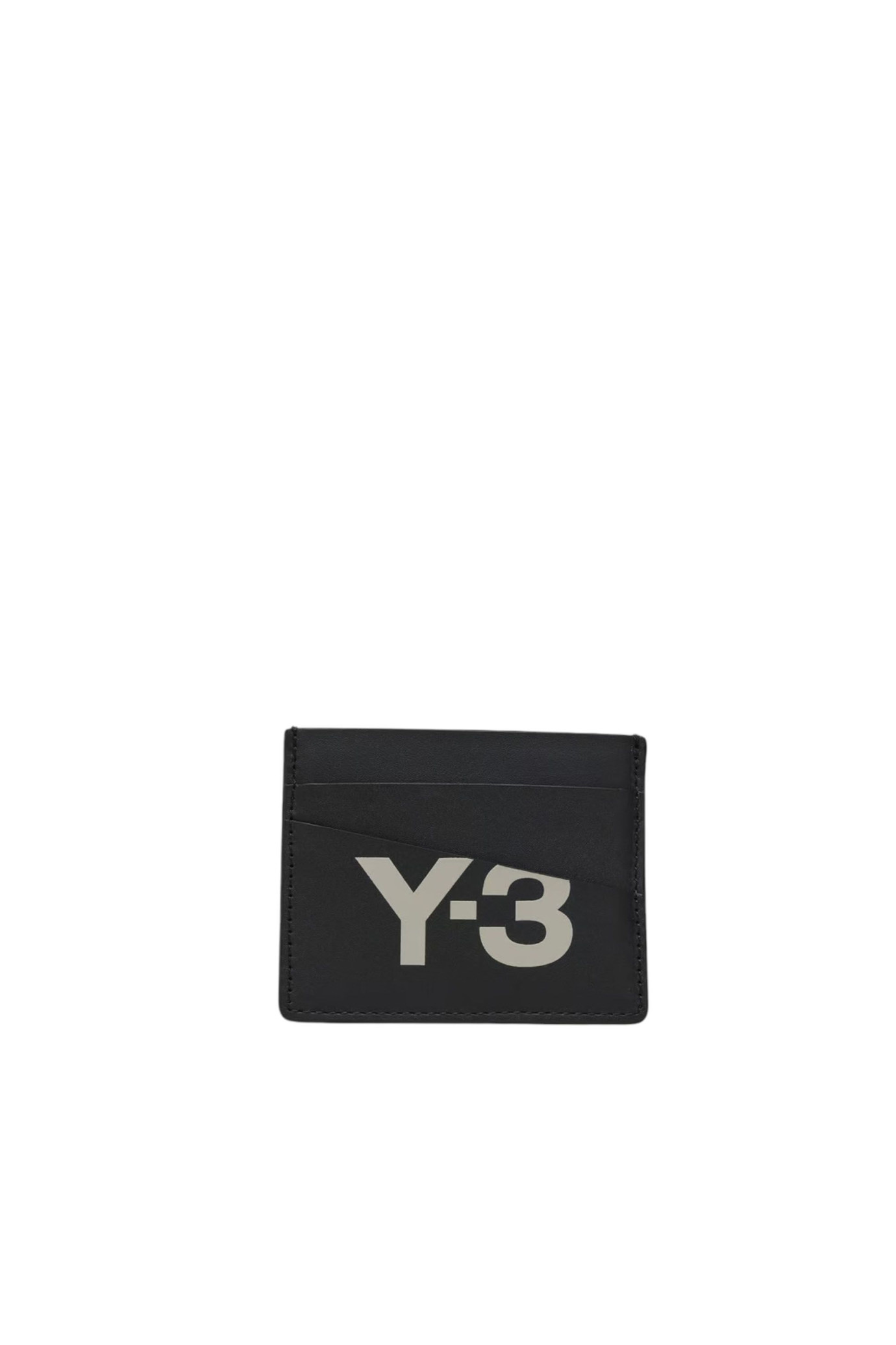 Logo Print Leather Card Holder