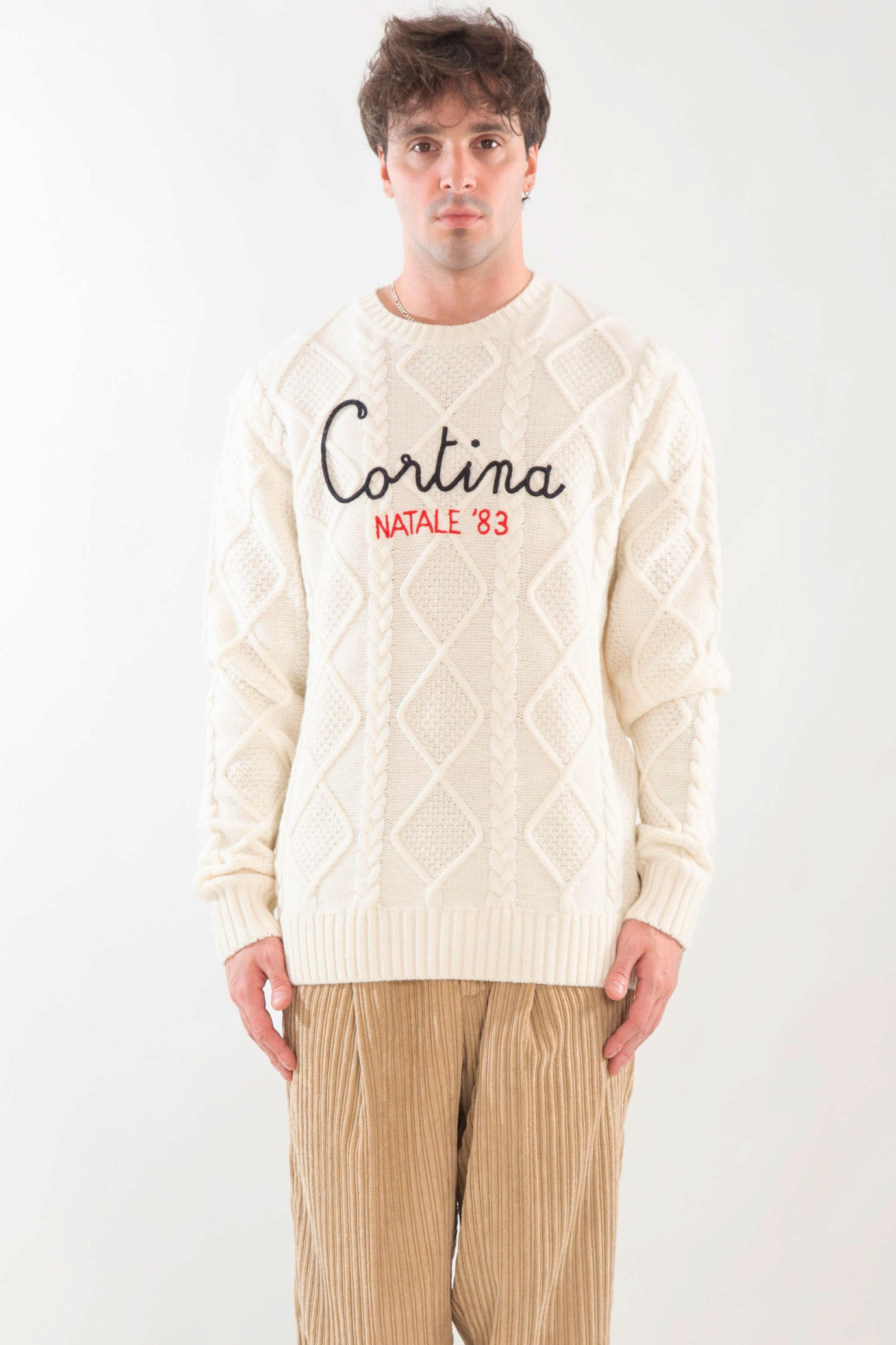 Bergen Cortina Cable Knit Sweater