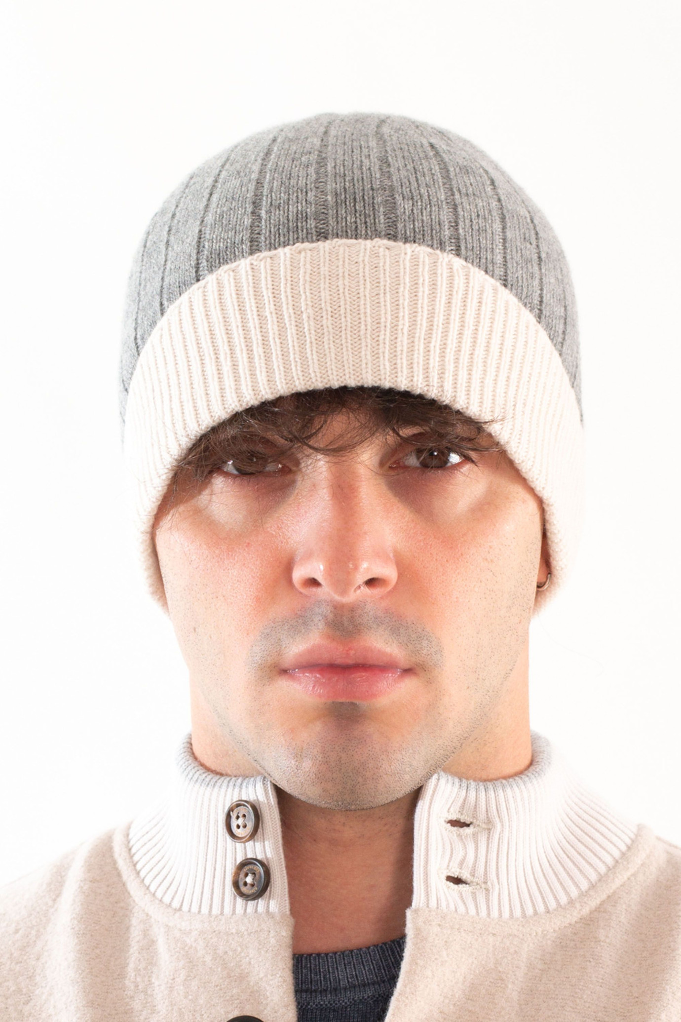 Cashmere Contrast Beanie