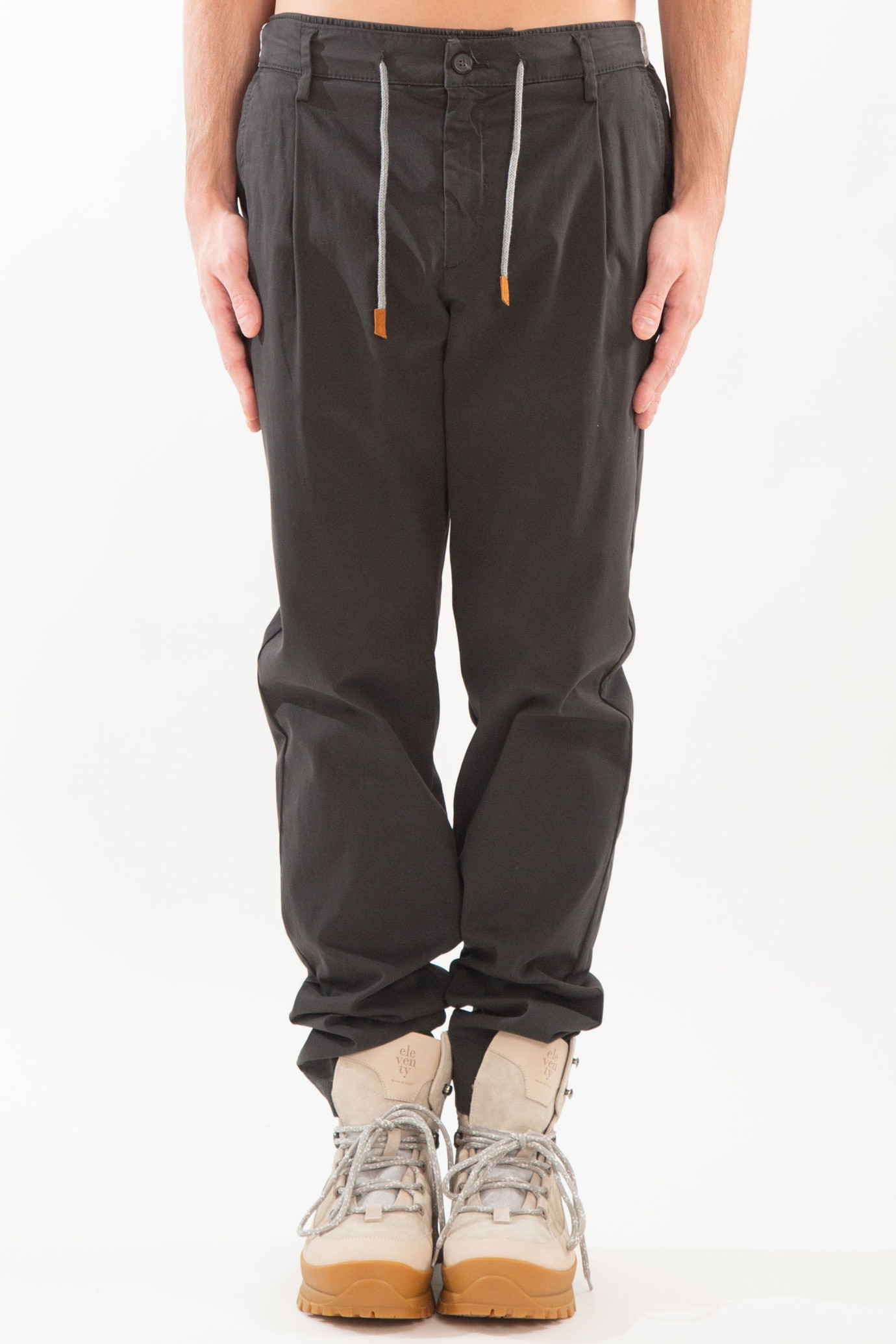 Cotton Drawstring Pants