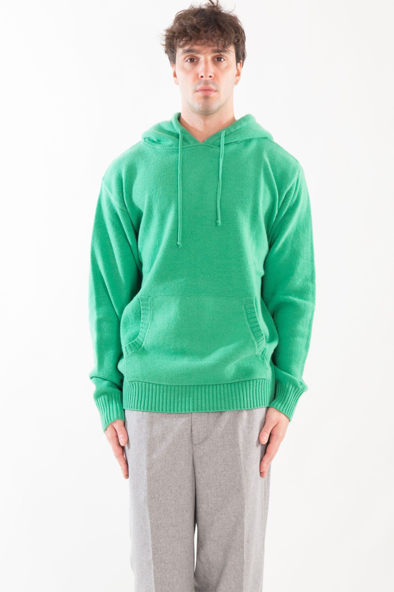 Lambswool Hooded Sweater