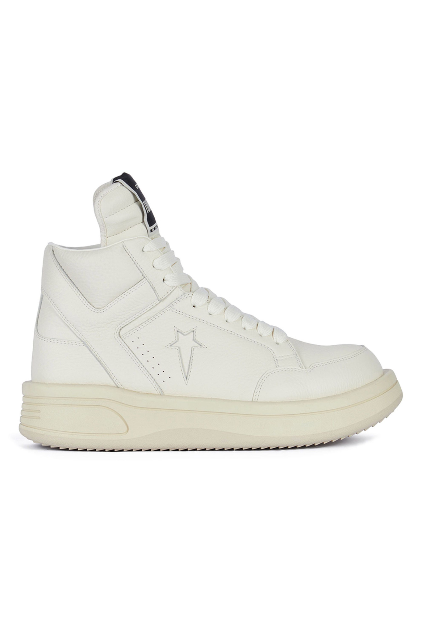 Turbowpn White Leather Sneakers