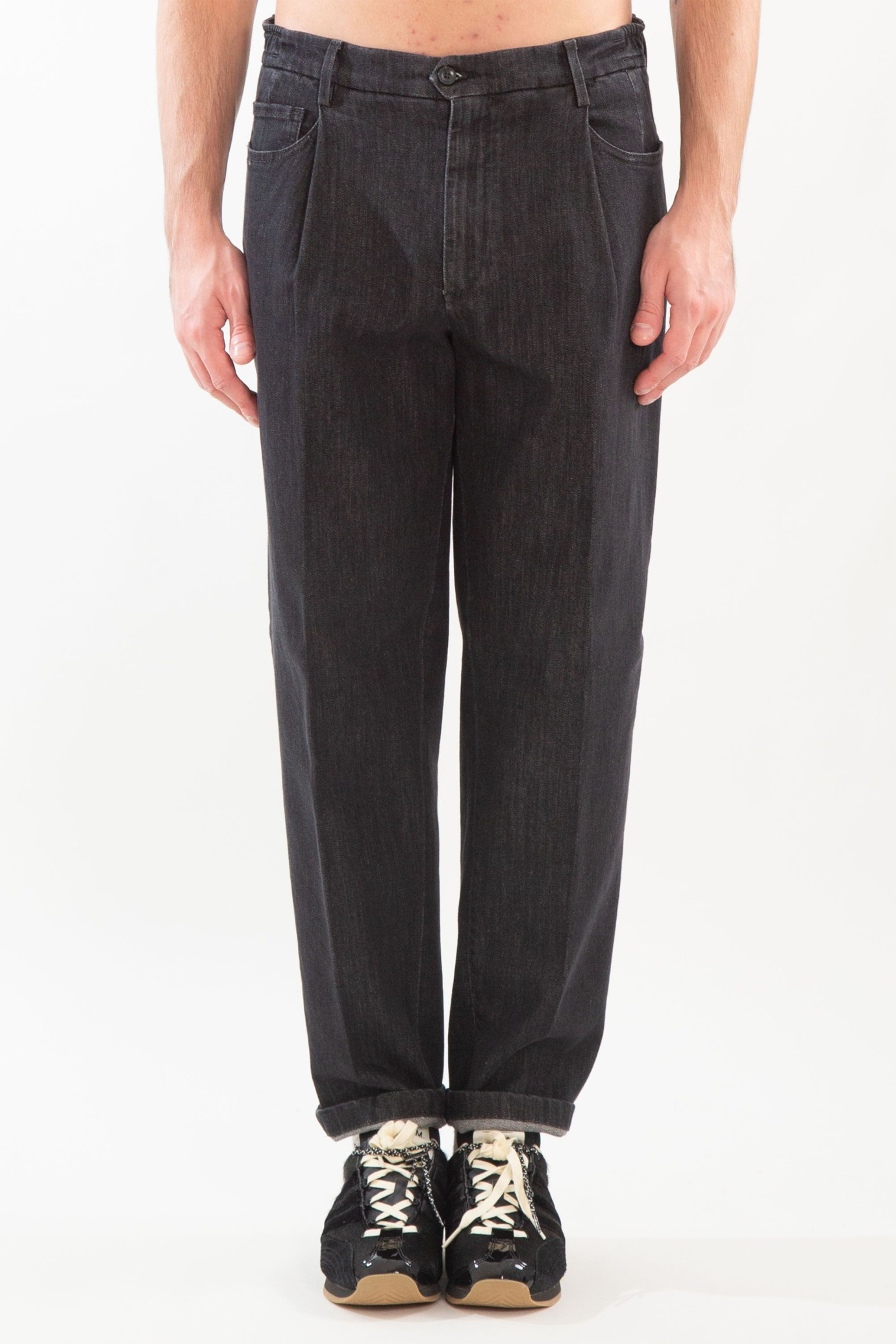 Bricklaned 5-Pocket Denim Pants