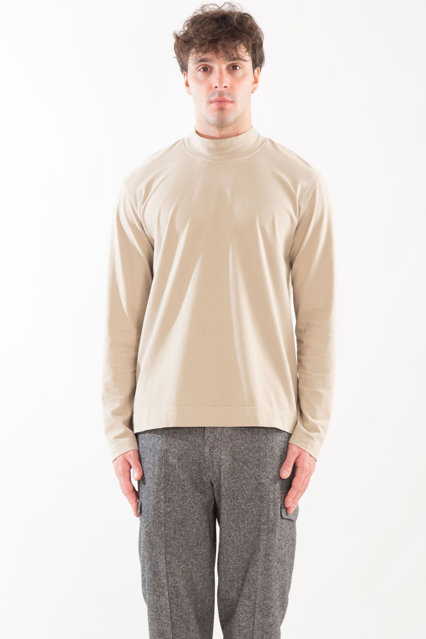 Cashmere Touch Jersey LS Tee