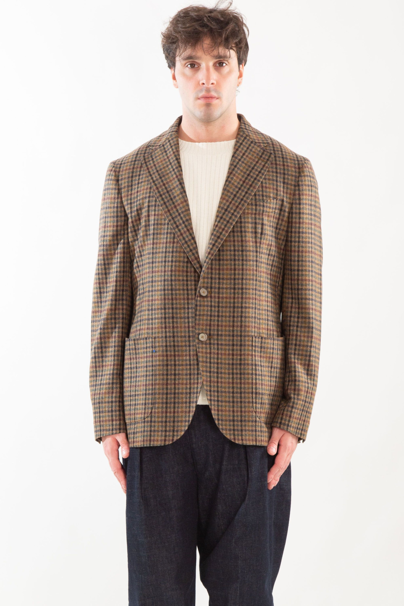 Pied De Poule Wool Blazer