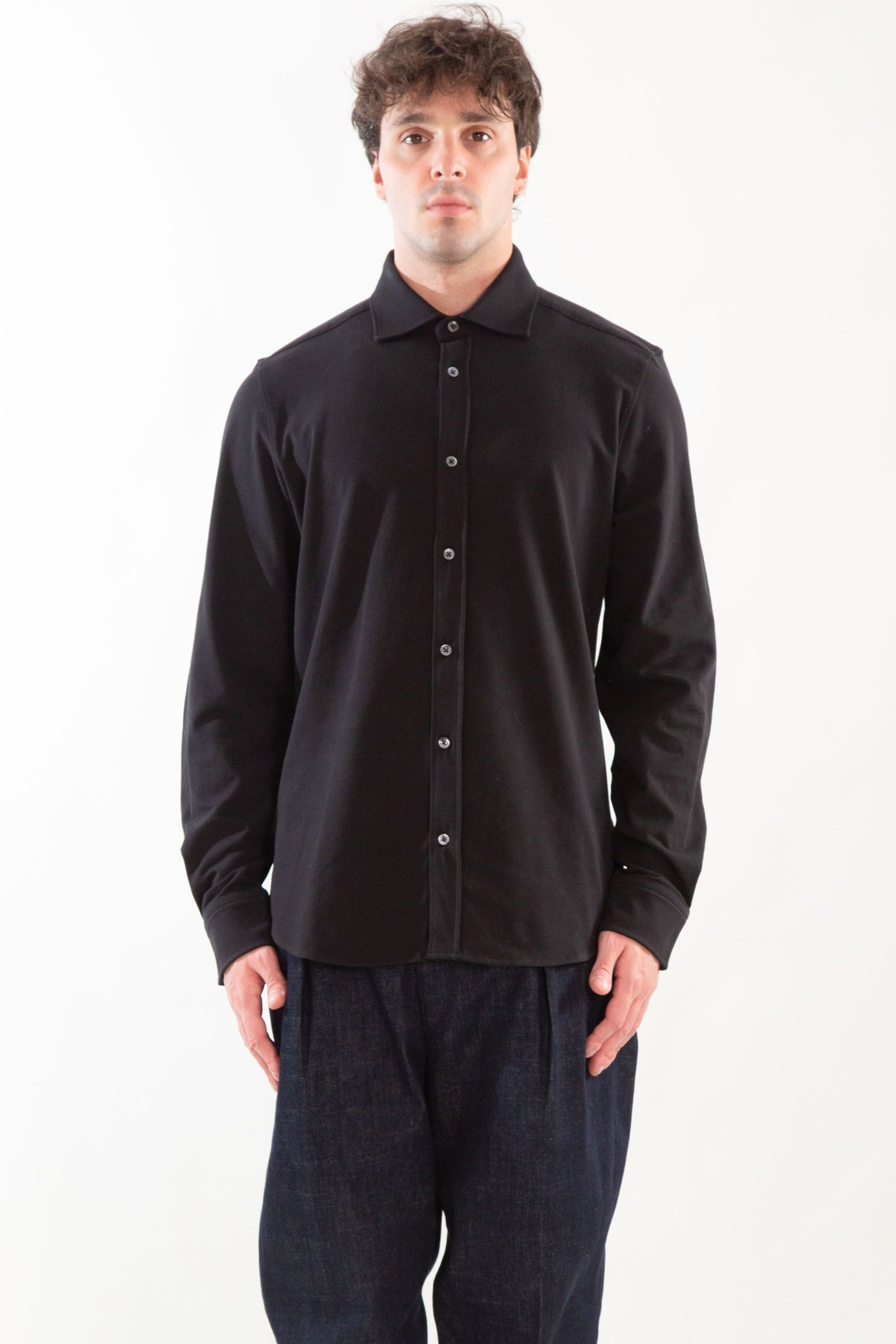 Cashmere Touch Jersey Shirt