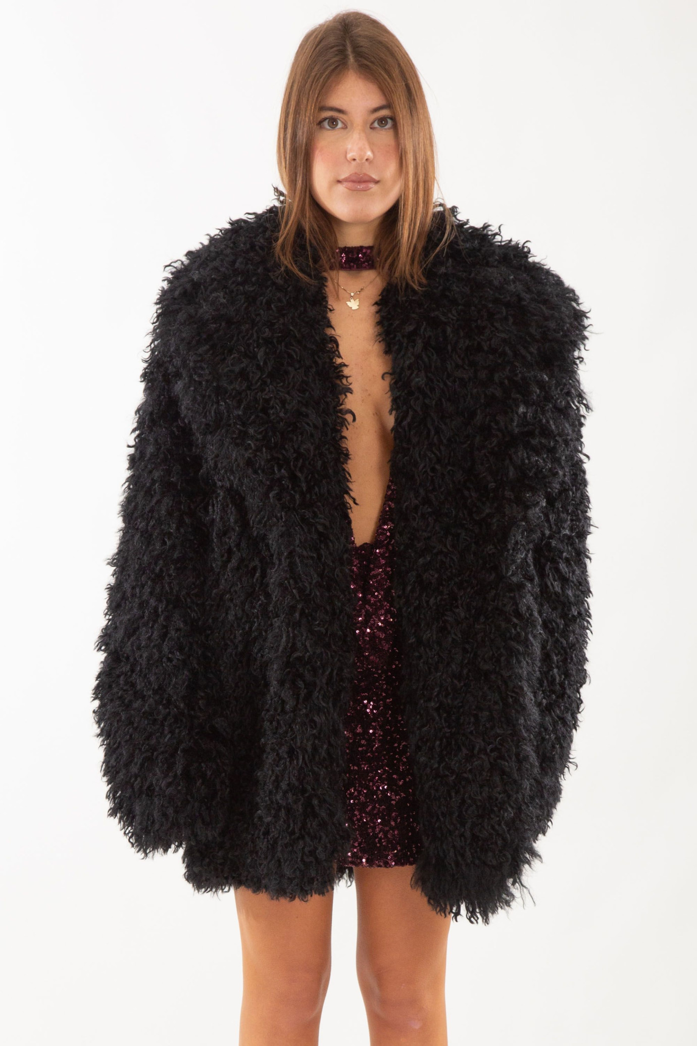 Lola Eco-Fur Oversize Jacket