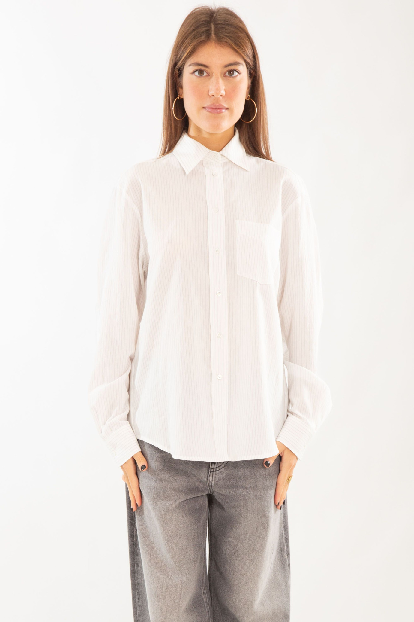 Corea Striped Pocket Shirt