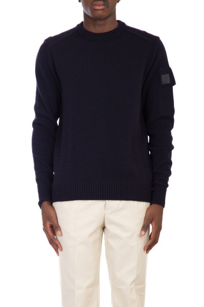 Ms Fine Merino Sweater - Blu