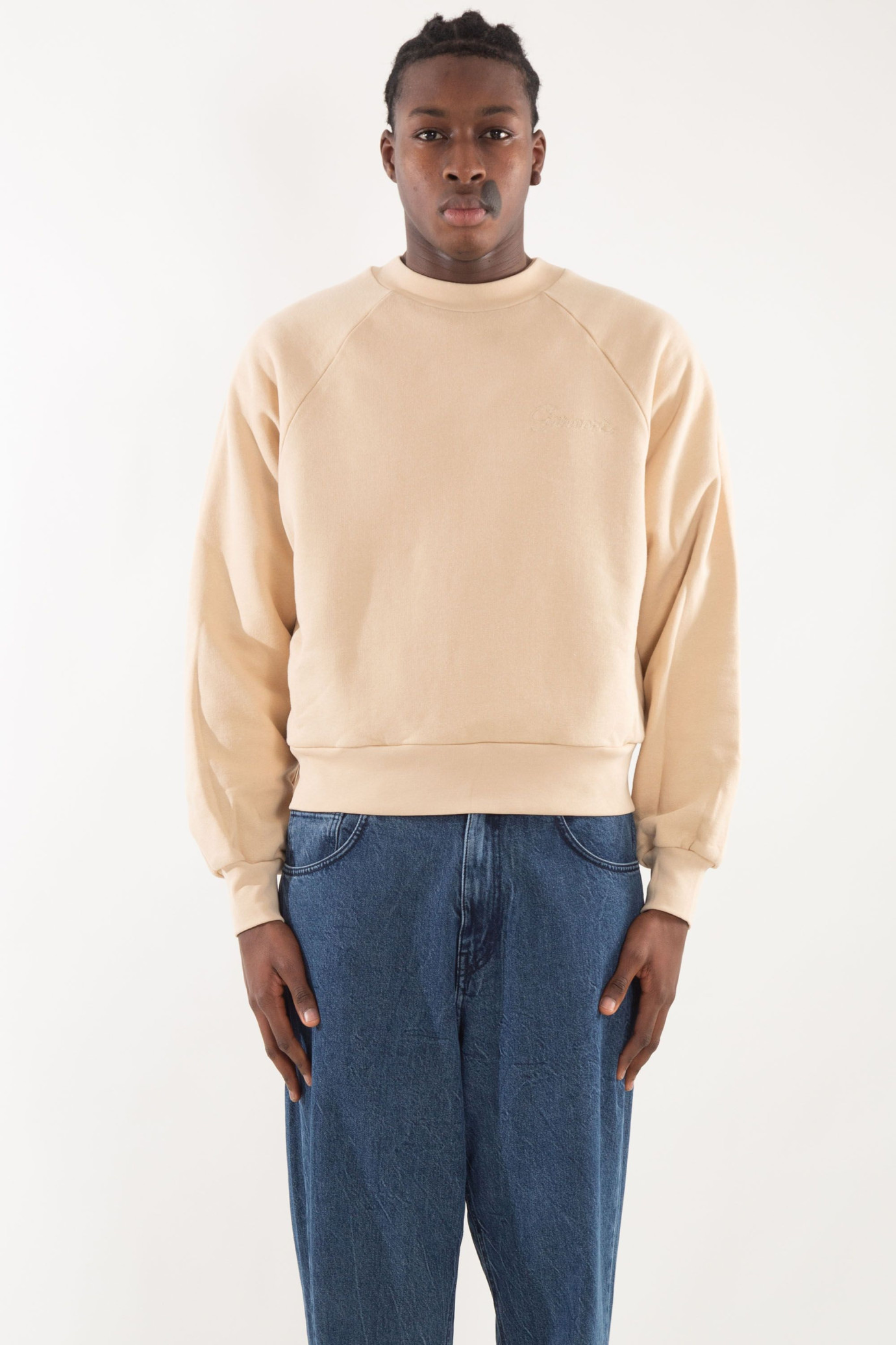 Double Layered Embro Sweatshirt