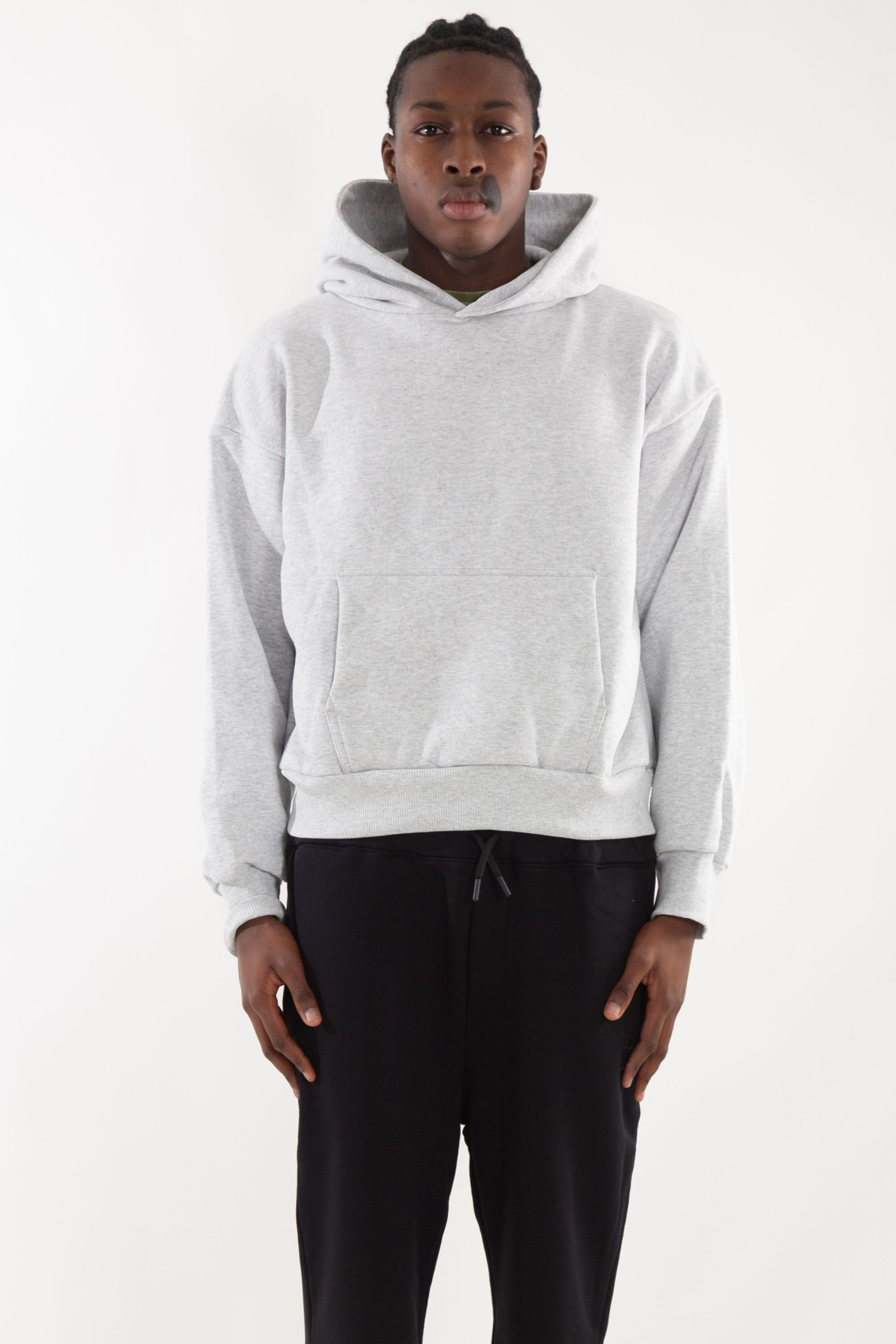 Double Layer Boxy Hoodie