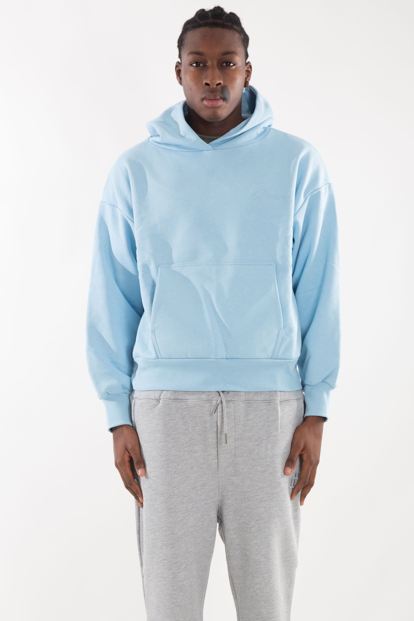 Double Layer Boxy Hoodie