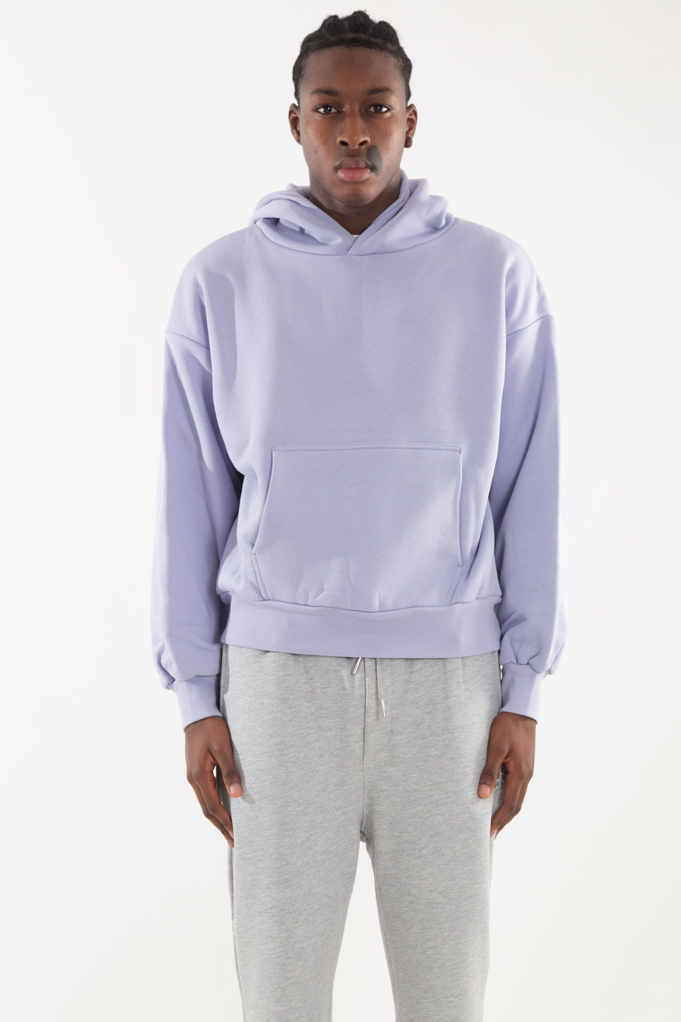 Double Layer Boxy Hoodie