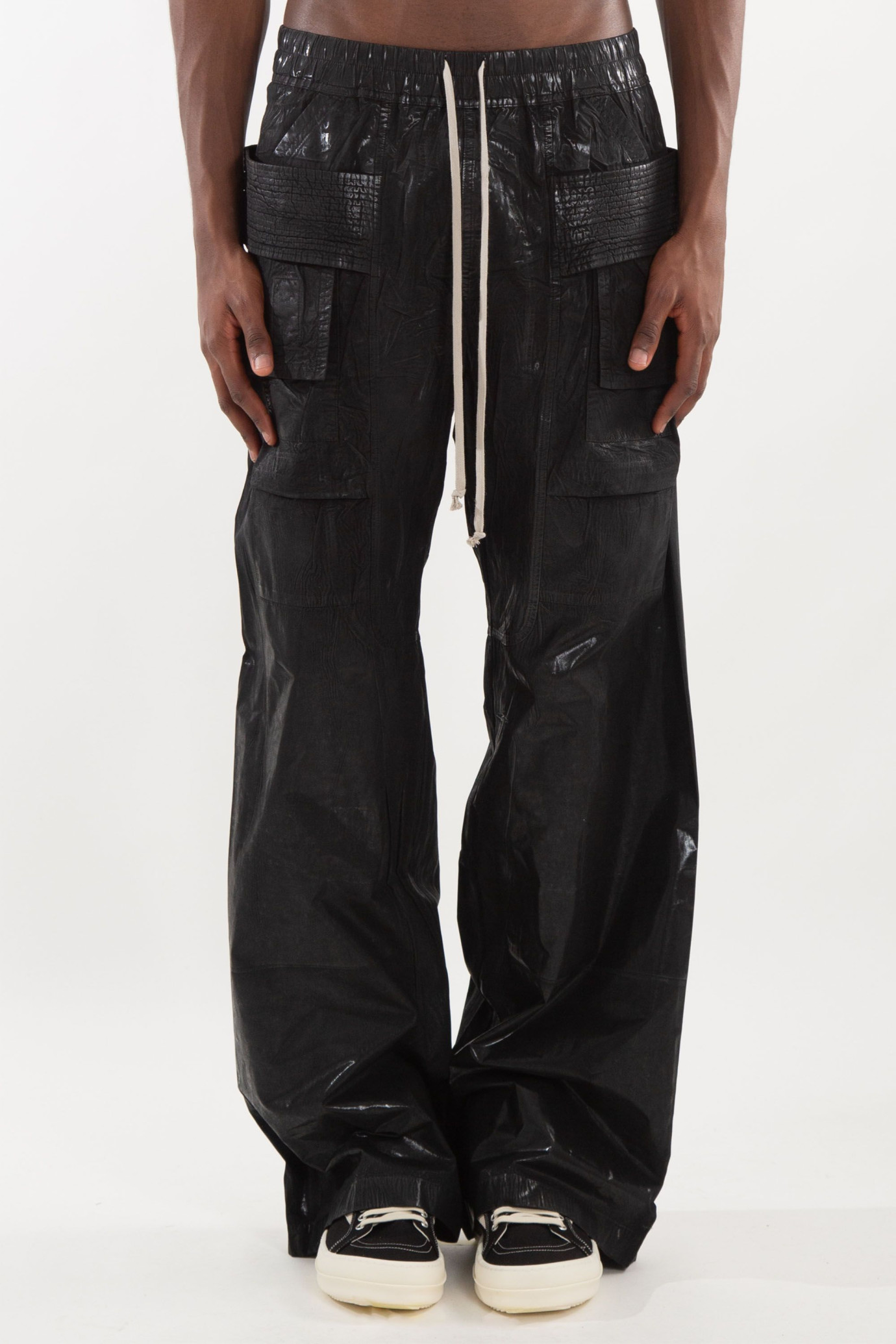 Foiled Creatch Wide Cargo Pants