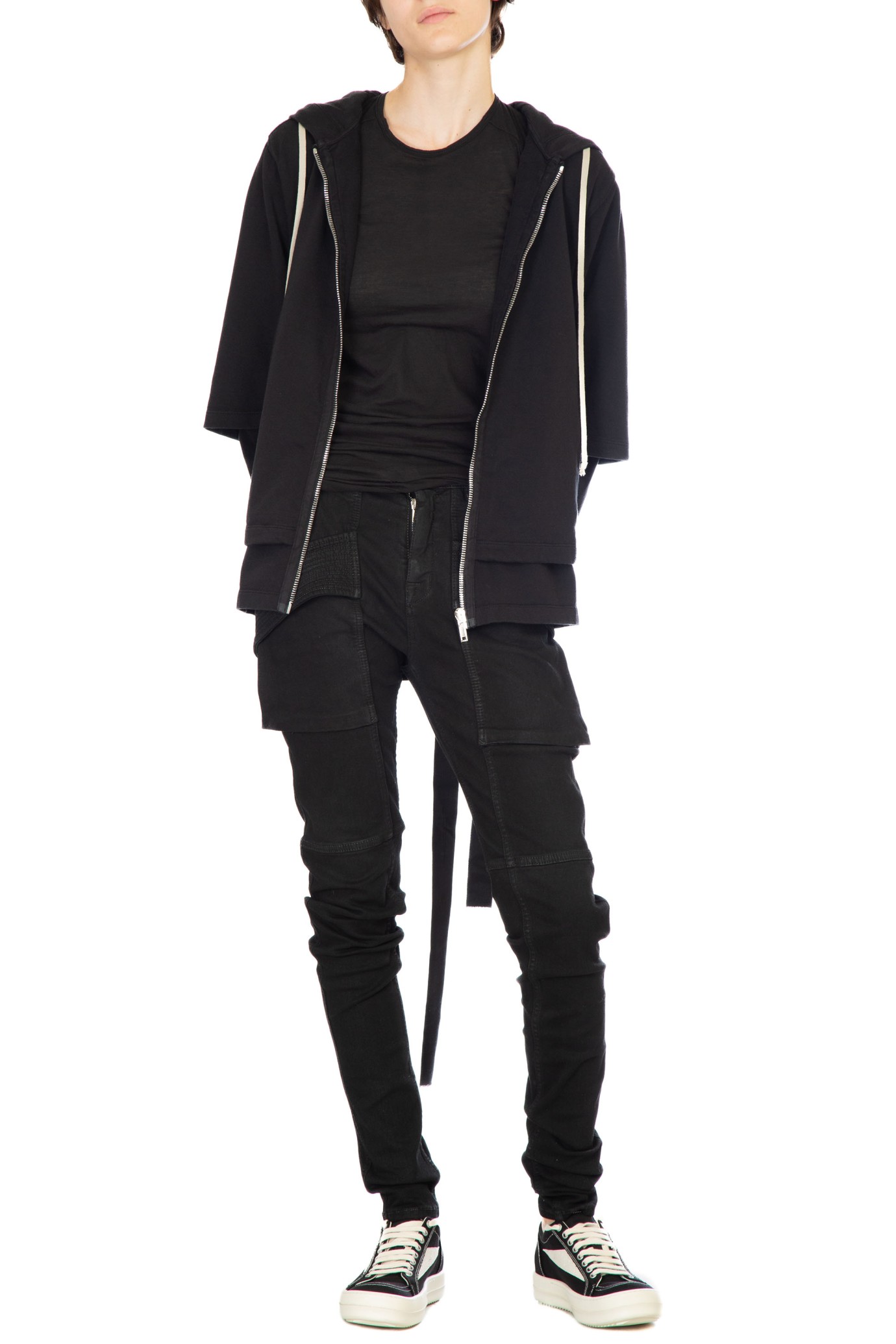 RICK OWENS DRKSHDW Hustler Zipper Hoodie on Singolare.it