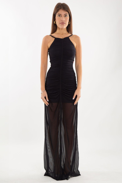 D-Amami Semi Sheer Dress