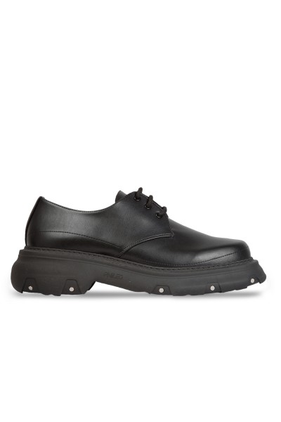 Vegan Leather Derby Shoes -...