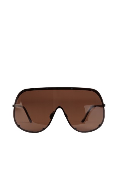 Shield Sunglasses - Brown
