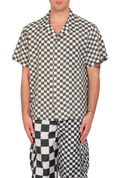 Checker Hawaian Shirt - Grey