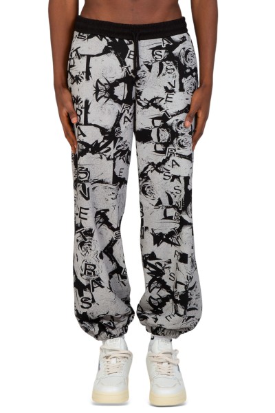 Rose Allover Print Joggers...