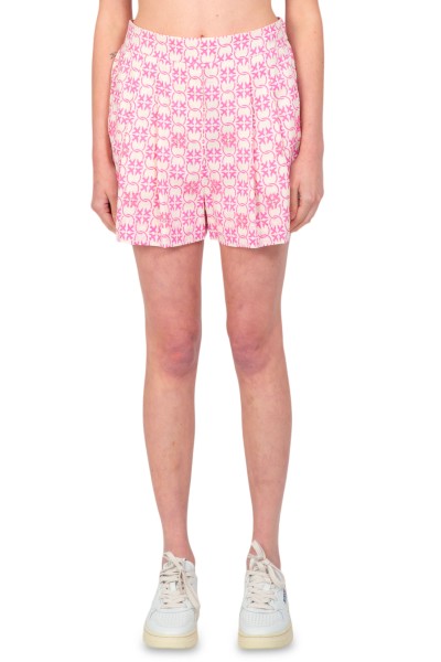 Sileno Monogram Shorts - Pink