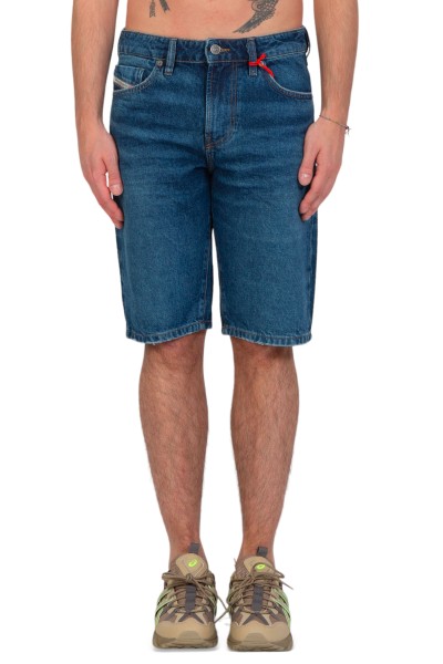Blue Denim Shorts - Denim