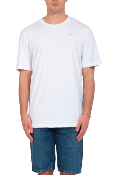 T-Just Small Logo Tee - White