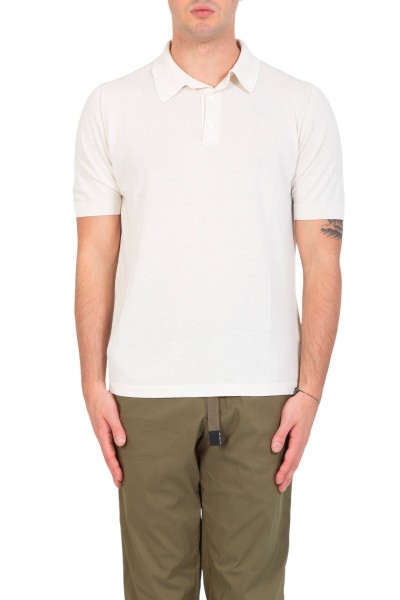 Crepe Cotton Polo Shirt
