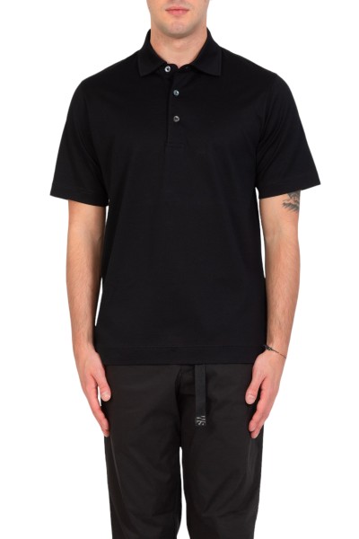 Filo Scozia Polo Shirt - Black