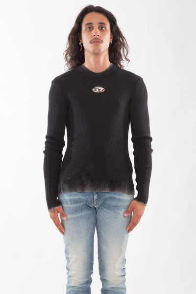 K-Darin Oval D Ribbed Sweater