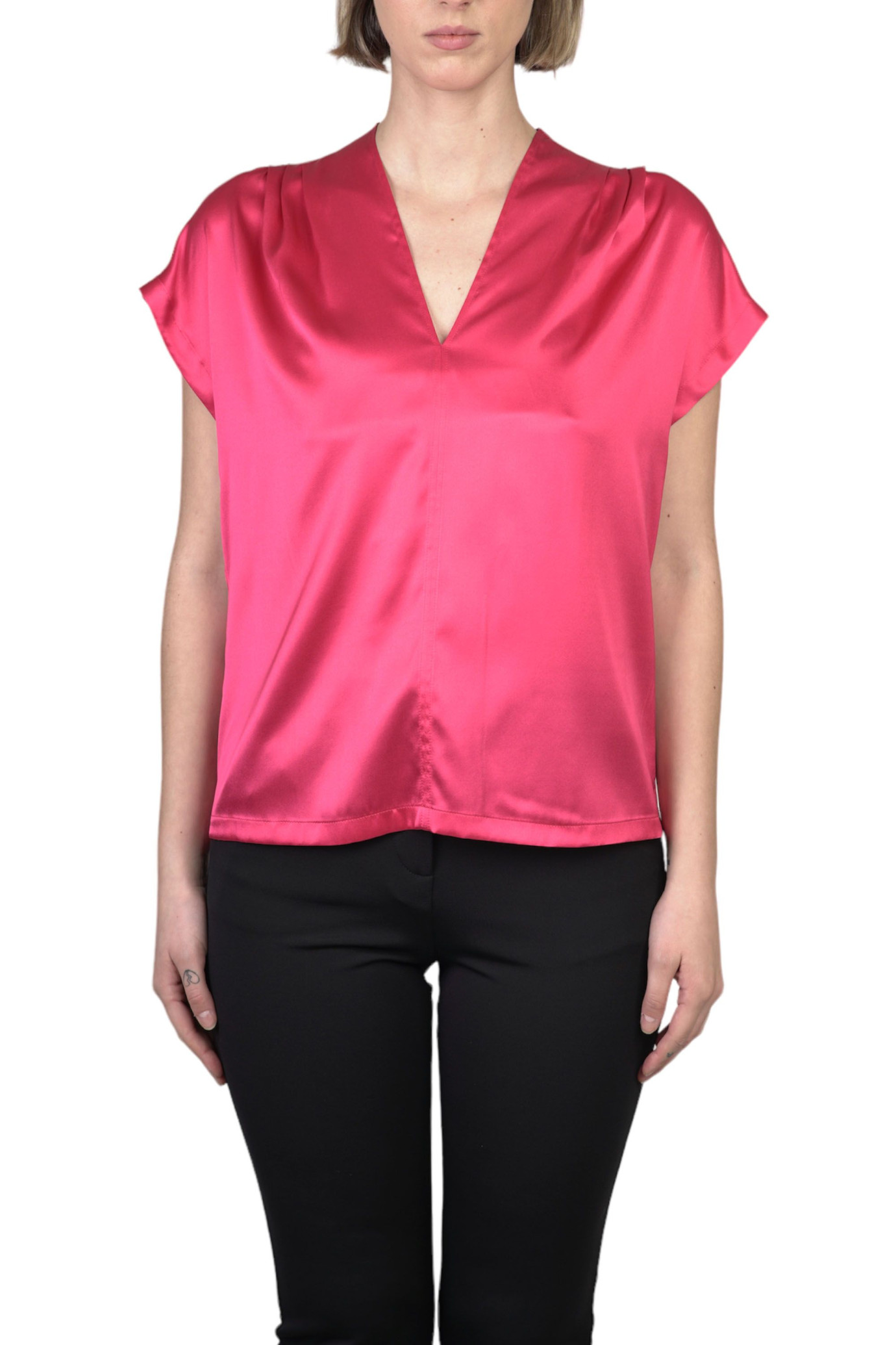 Breve Satin Blouse ROSA