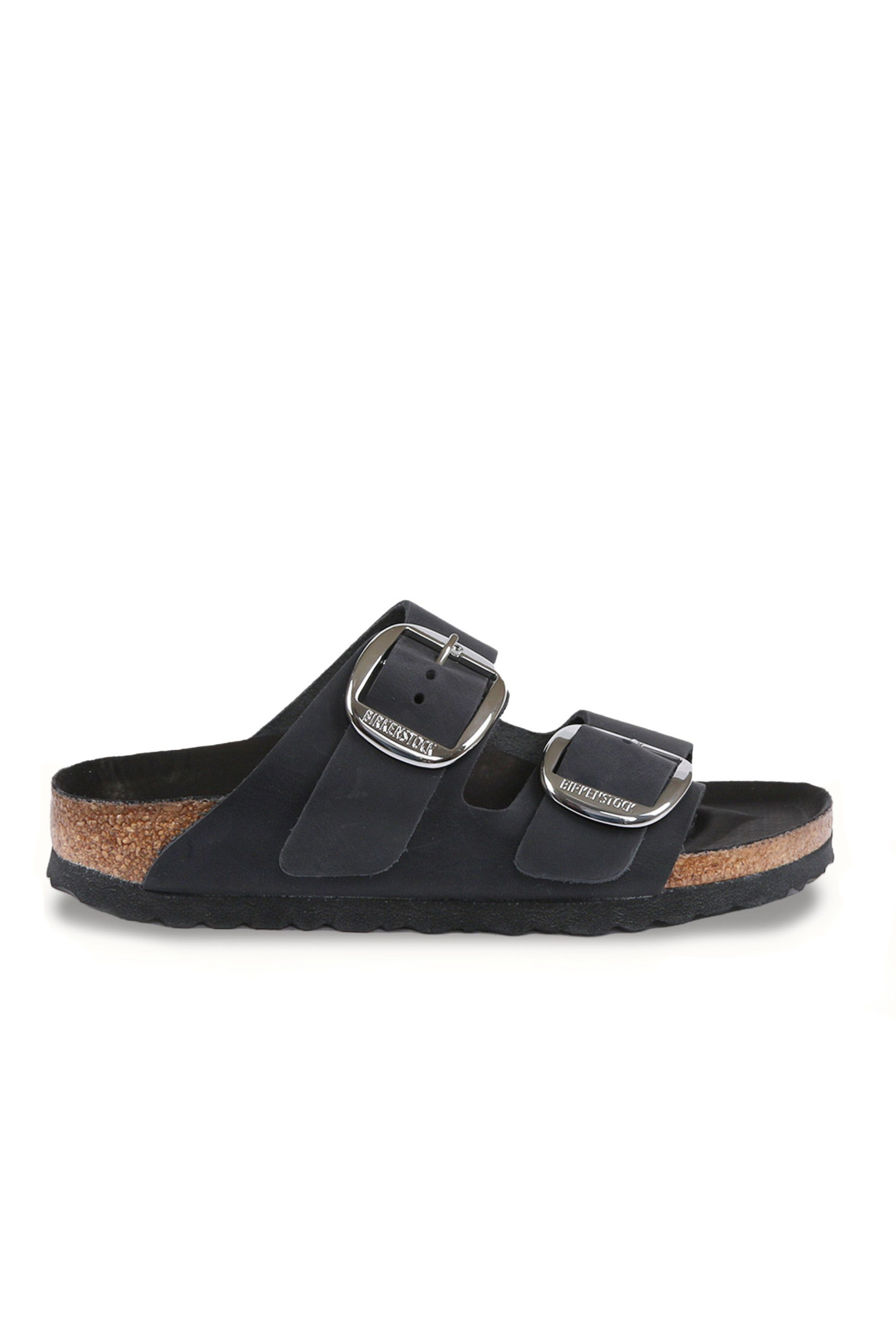 Arizona Big Buckle Black Sandals NERO