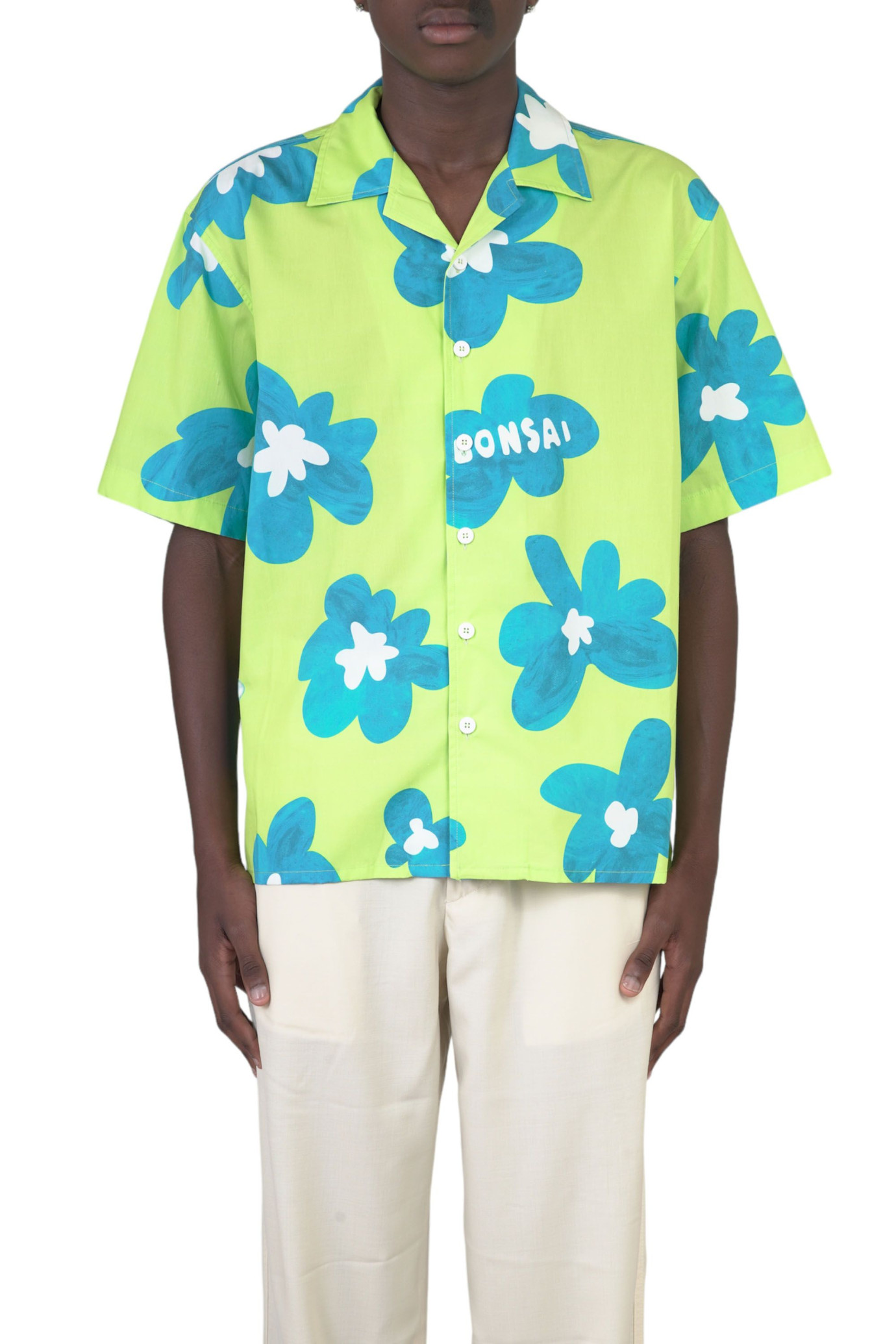 Bloom Bowling Shirt VERDE