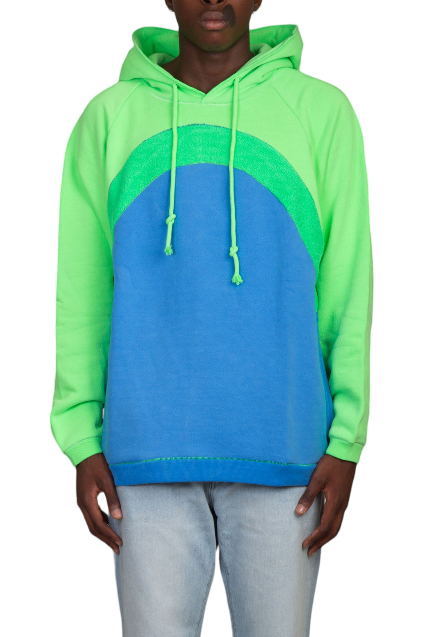 Rainbow Hoodie AZZURRO