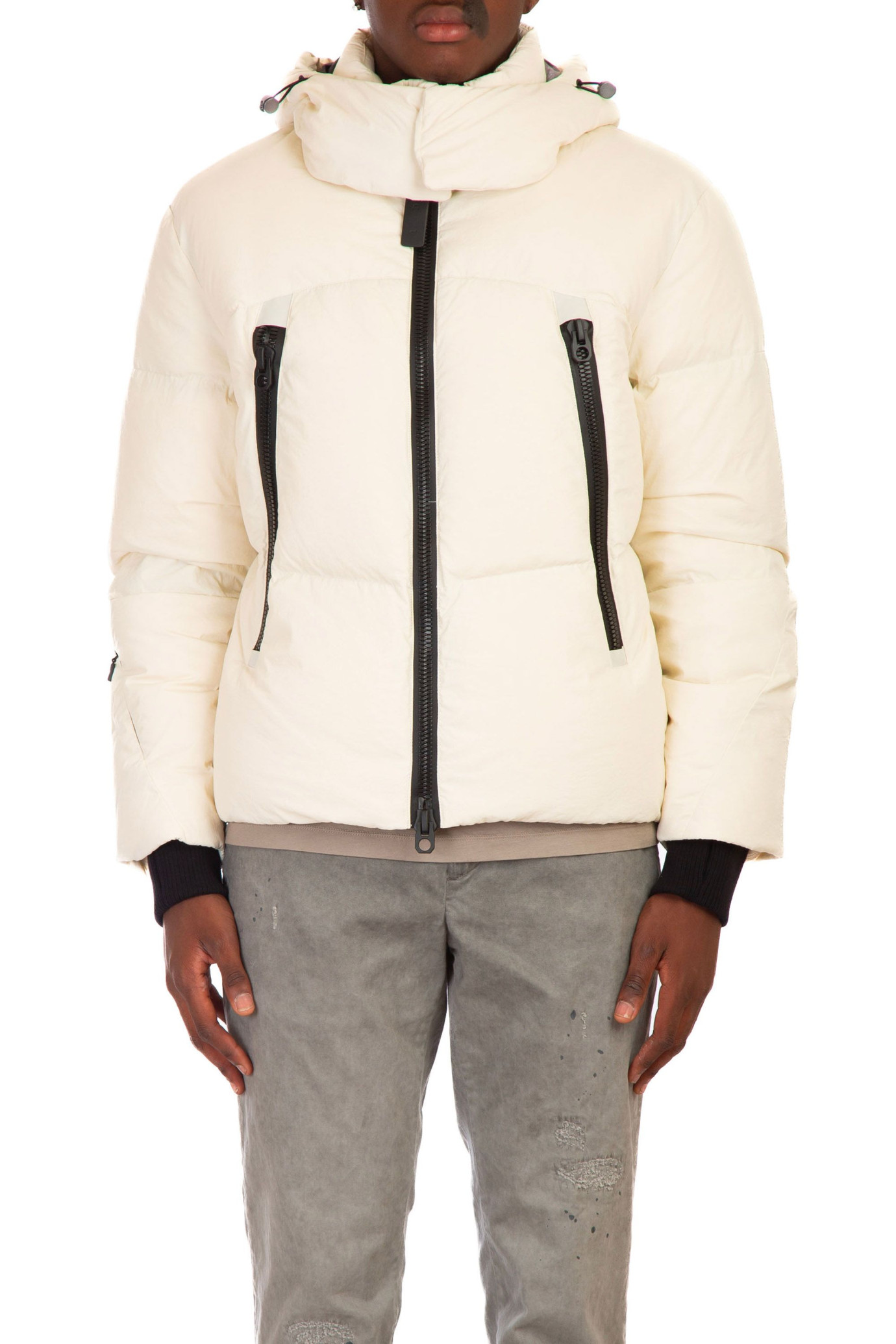 Basic Hooded Down Jacket BIANCO