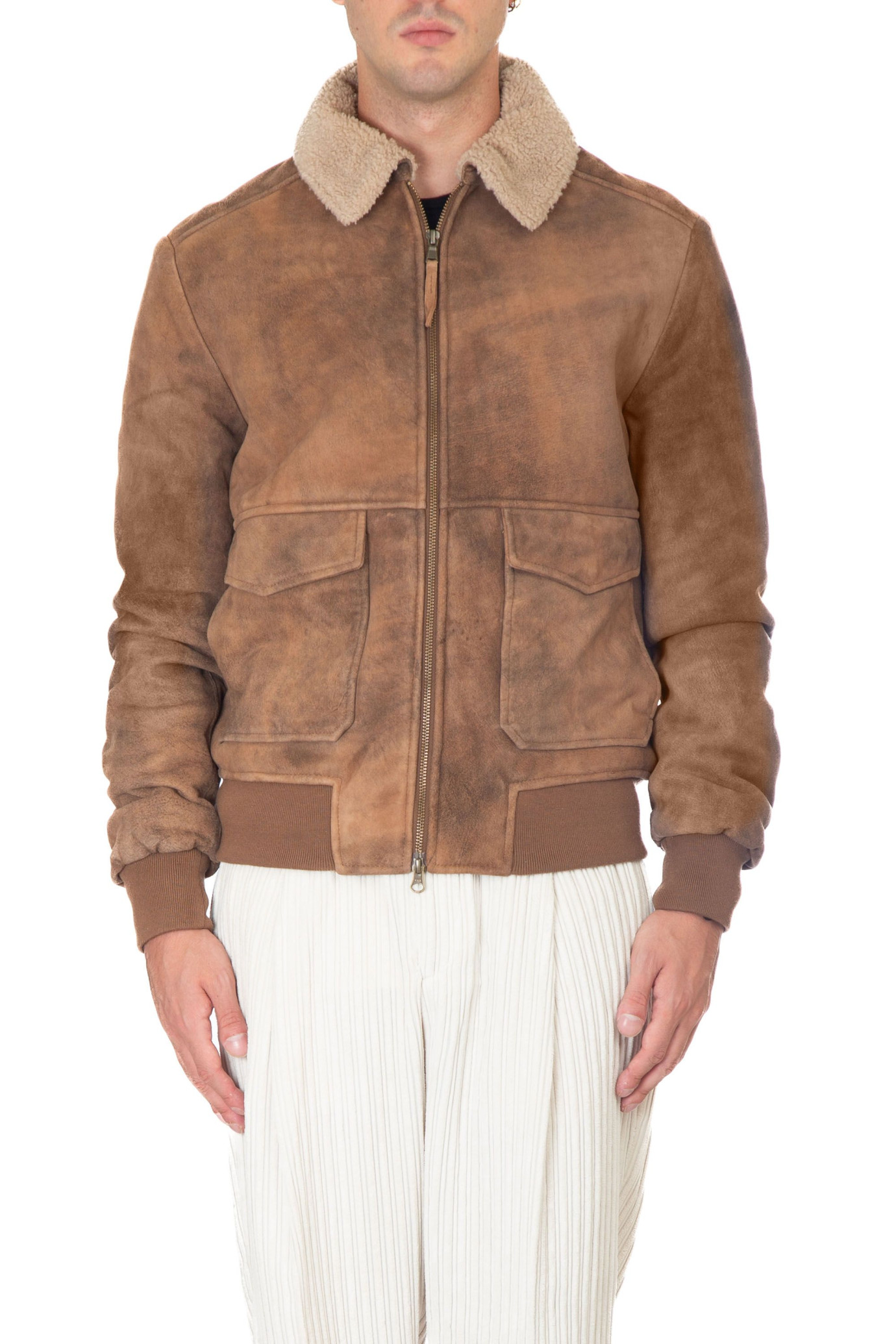 Gilbert Suede Jacket BEIGE