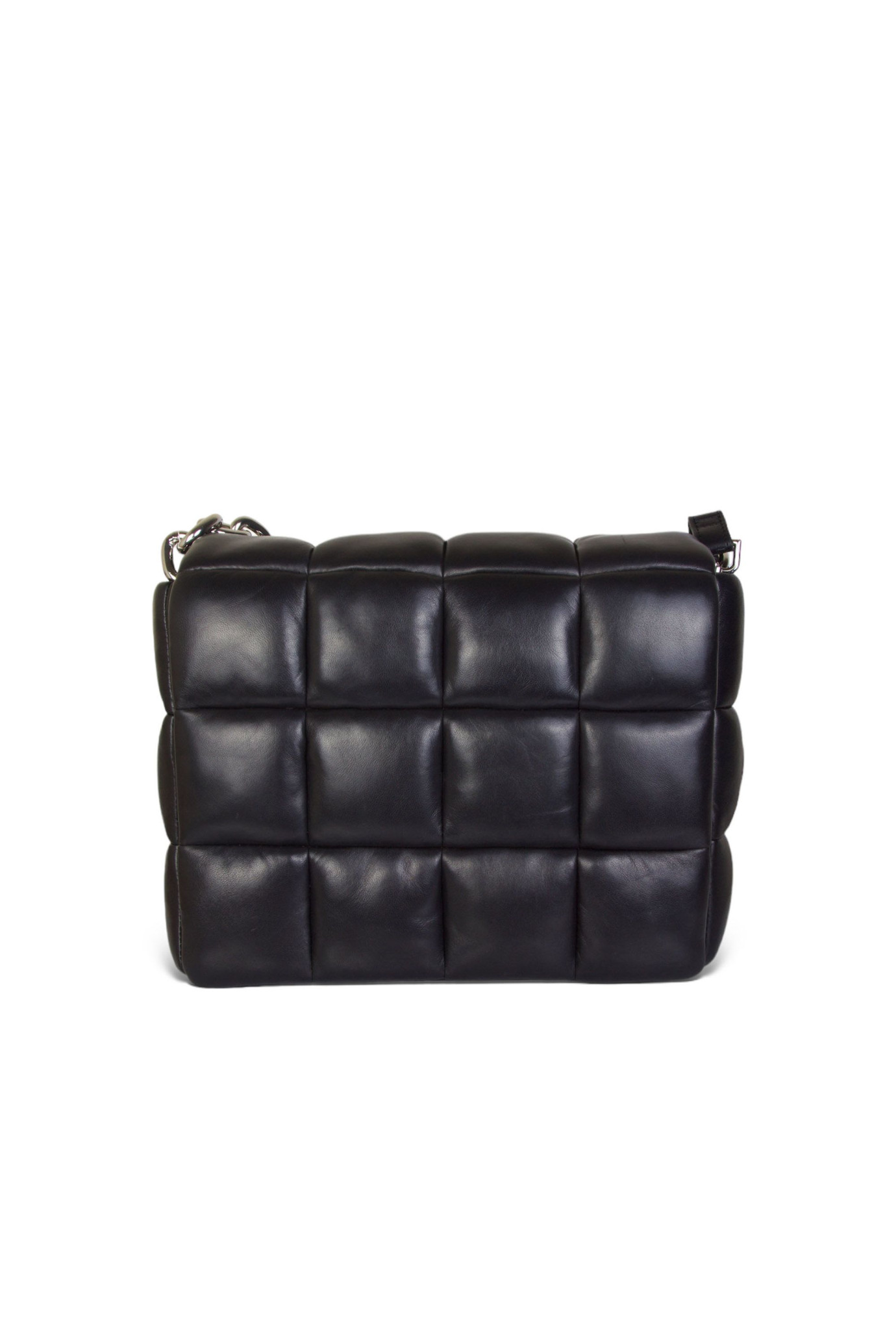 Brynnie Lamb Square Bag NERO