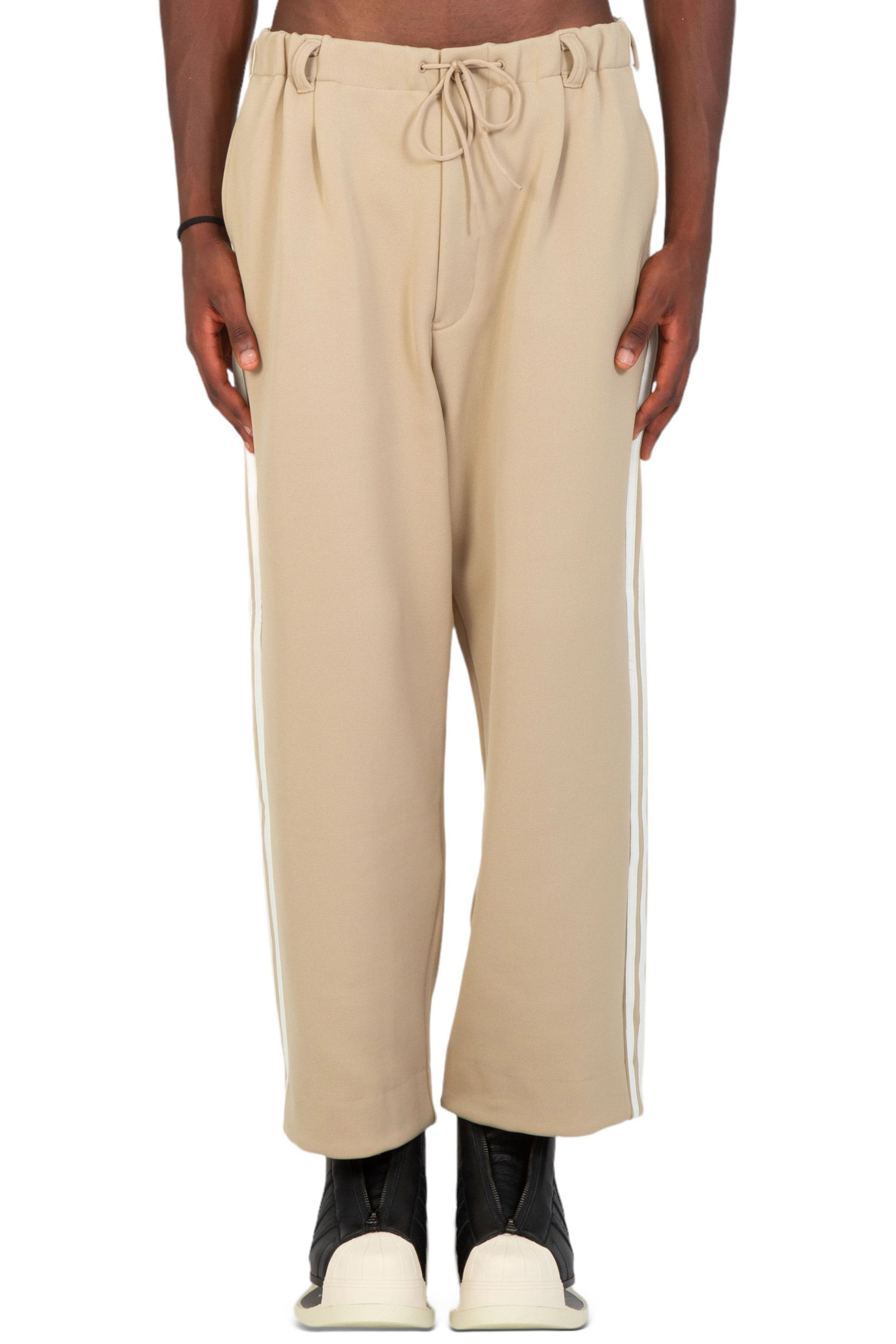 3-Stripes Thick Track Pants BEIGE