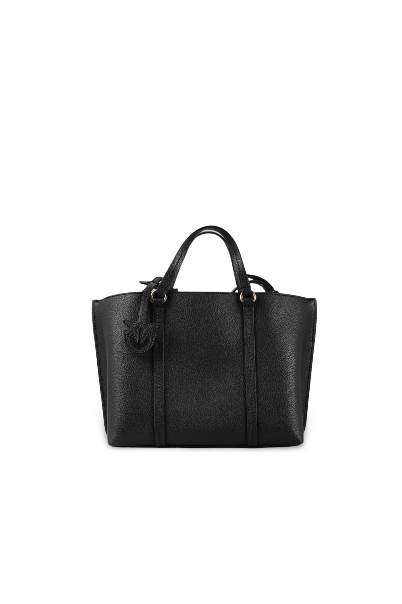 Carrie Shopper Leather Bag NERO