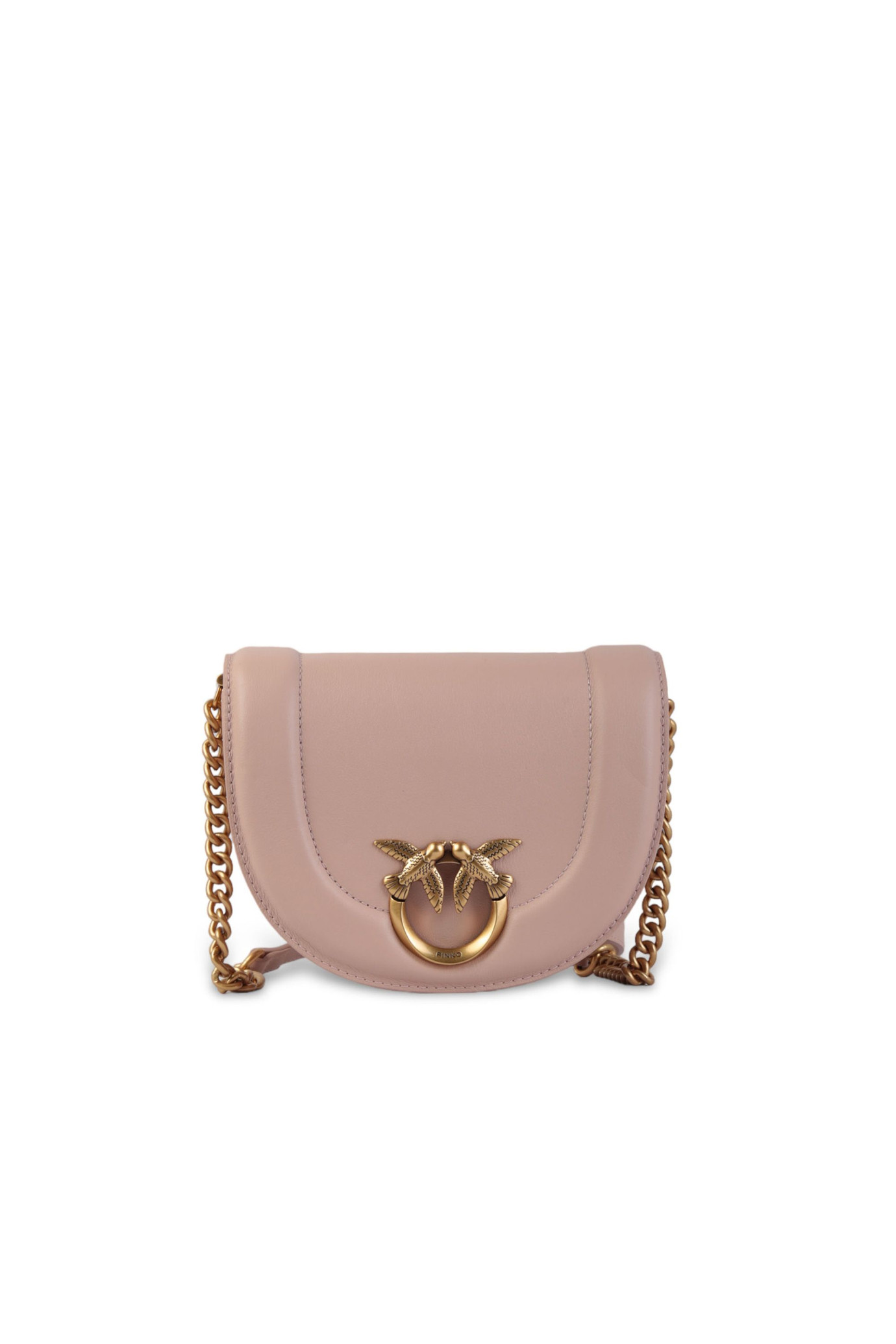 Love Round Click Mini Calf Bag BEIGE