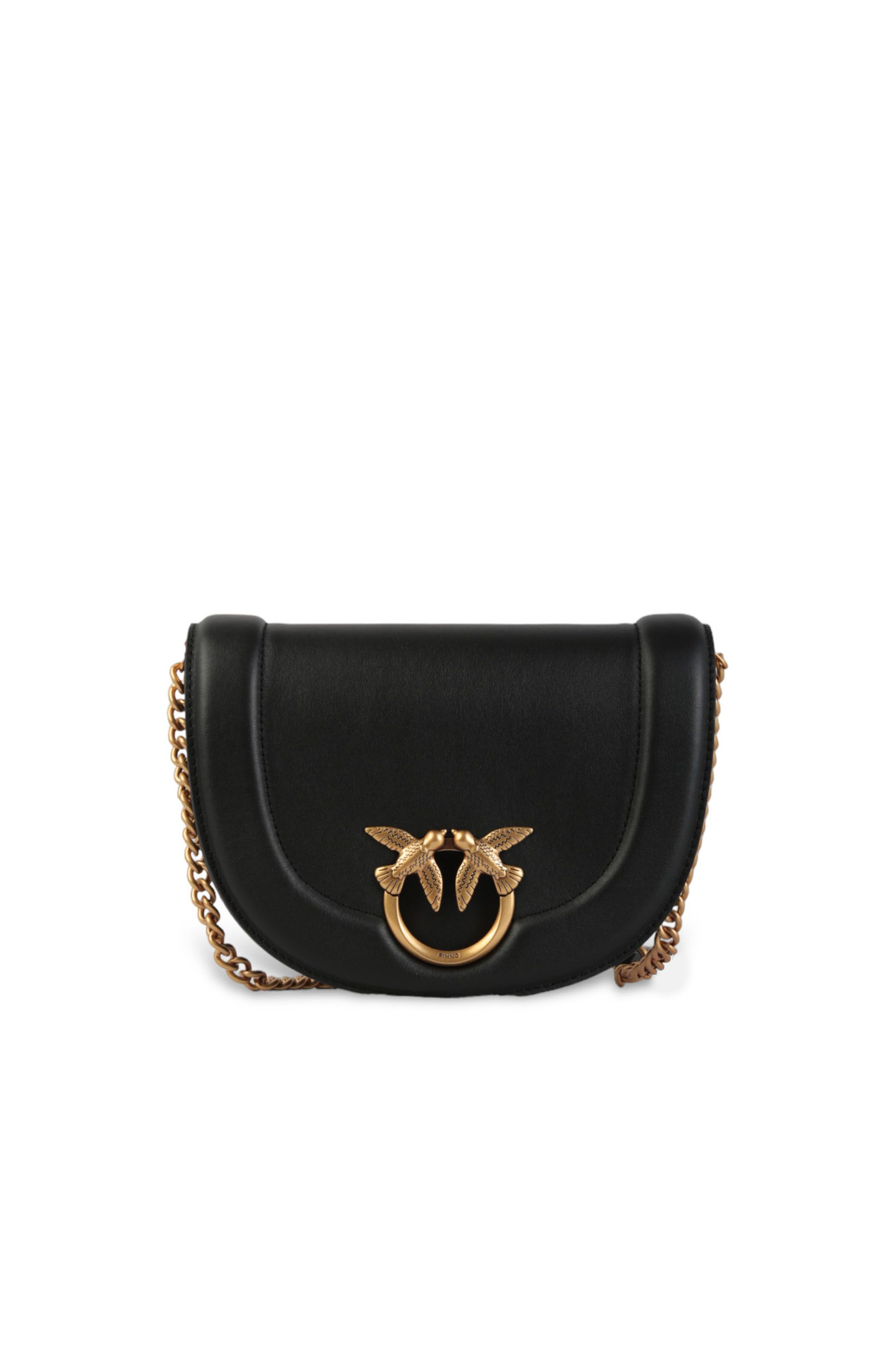 Love Roundclick Calf Bag NERO