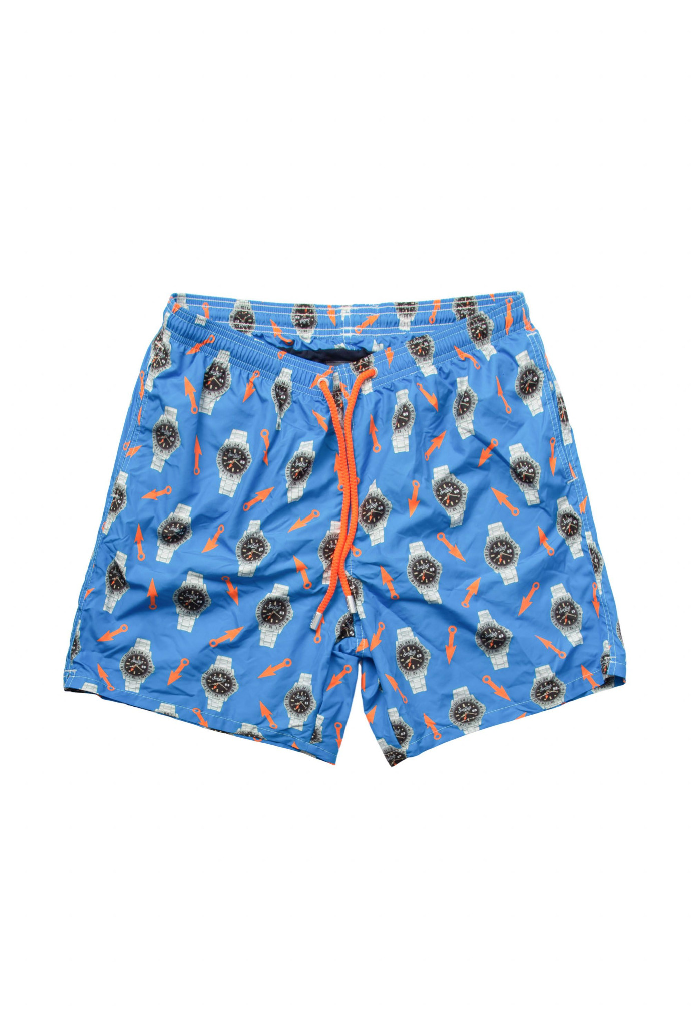 Big Arrow Clock Swimshorts AZZURRO