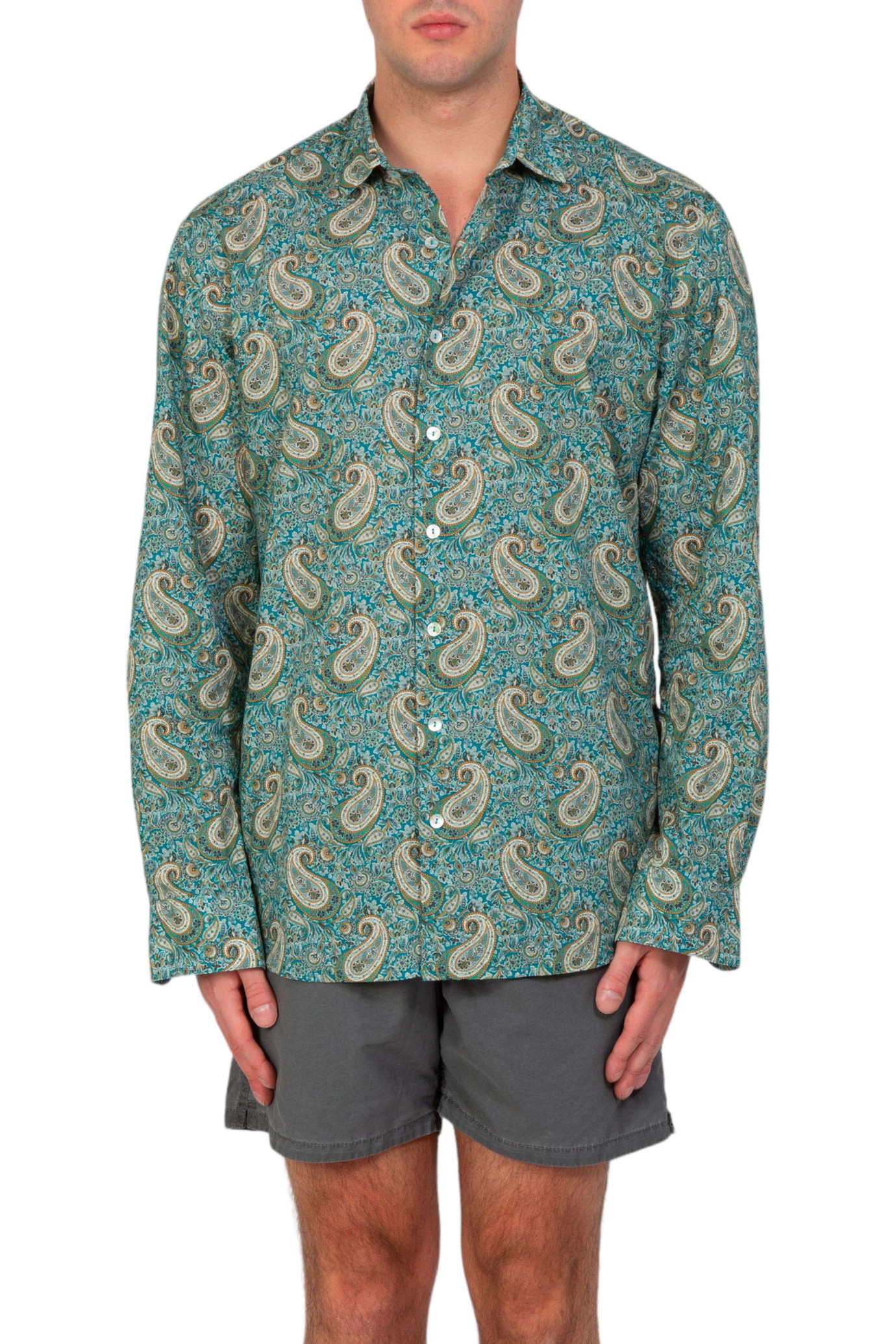 Lee Manor Paisley Shirt VERDE