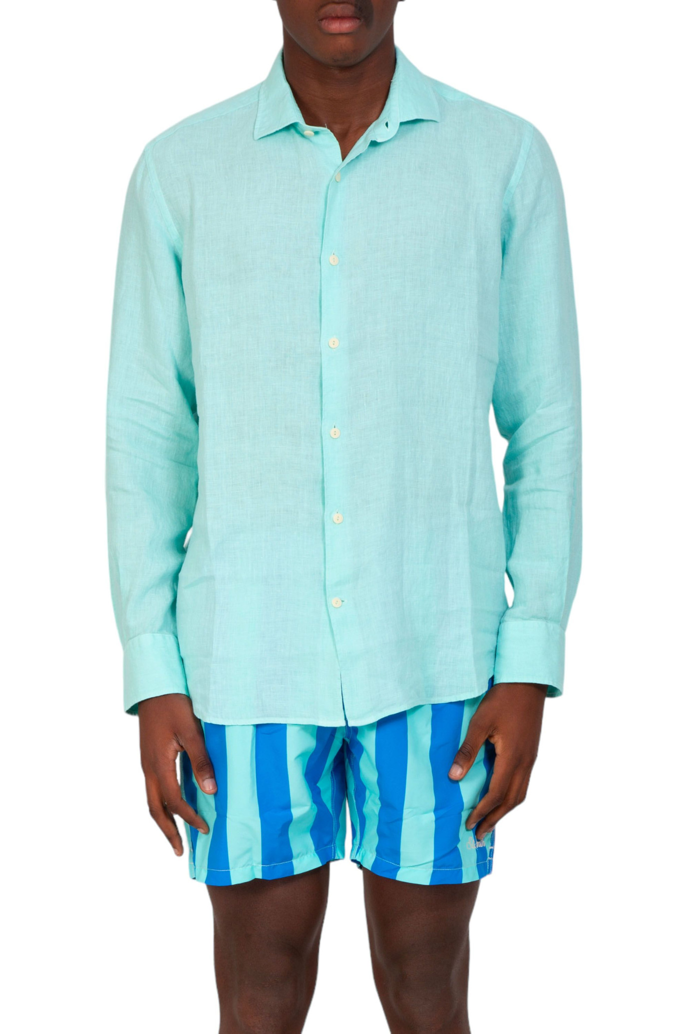 Pamplona Linen Shirt VERDE