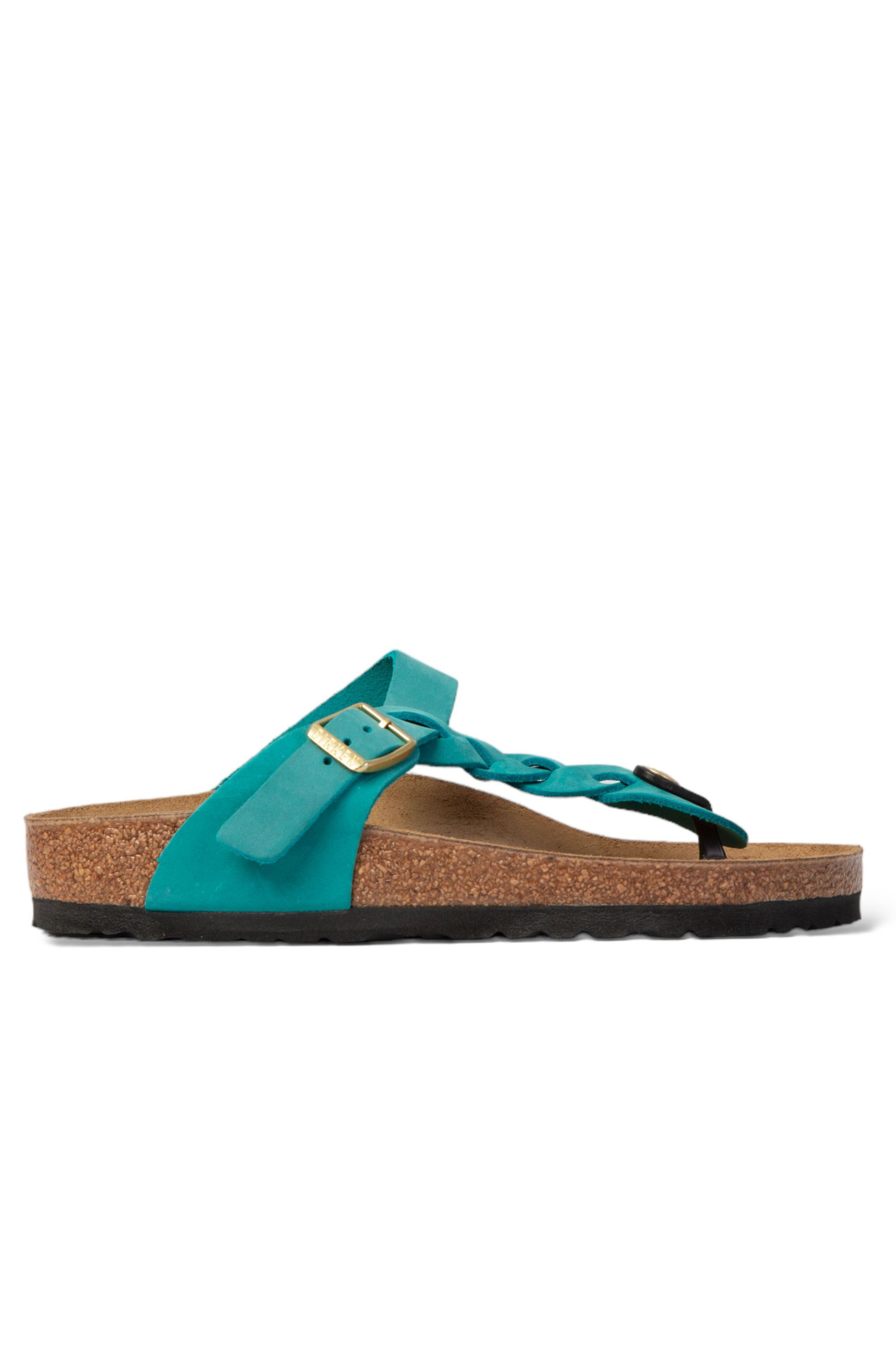 Gizeh Braided Biscay Bay Oiled Sandals AZZURRO